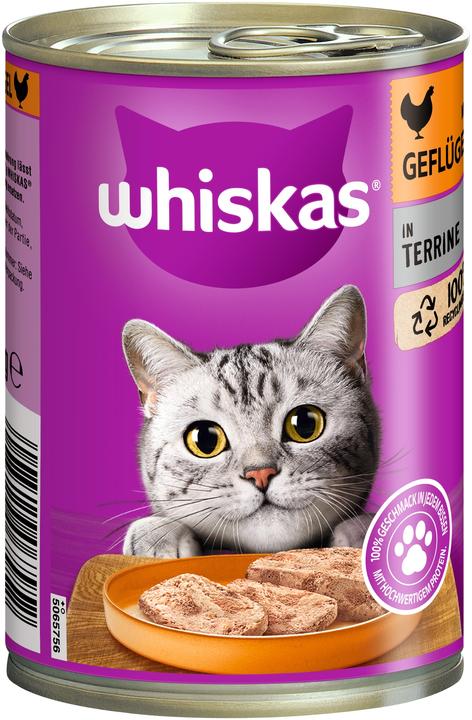 Produktbild Whiskas Gefluegel In Terrine (Adult, 1 Stk., 400 g)