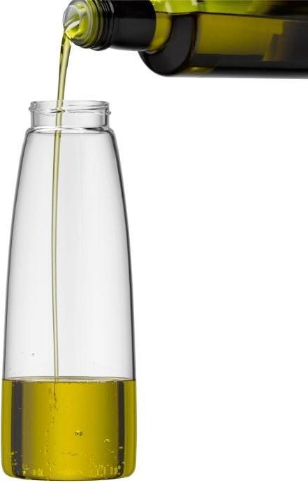Produktbild WMF Essig Ölspender Dosierer 500ml Aromadeckel De Luxe Glasbehälter Edelstahl (500 ml)