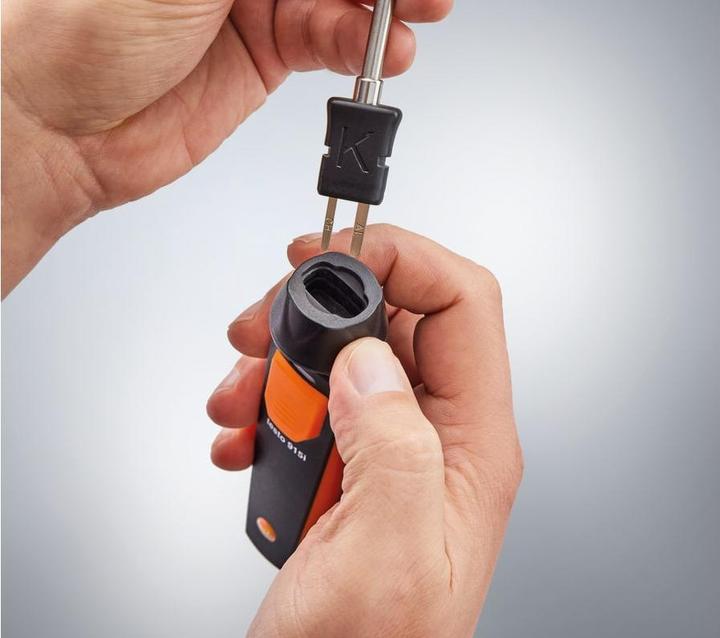 Actual product image Testo Temperature sensor 20 to +50 °C with Bluetooth® connection to phones, immersion / insertion sensor (Thermometers)