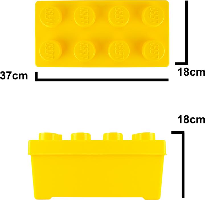 Image du produit LEGO Aufbewahrungsbox Mittel mit Deckel Stapelbar NEU Teile 2x