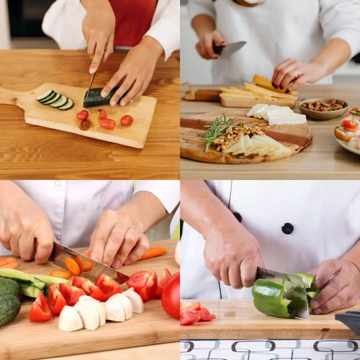 Produktbild Herzberg Cooking Exklusives Messer und Besteck-Set, 24-tlg., im Koffer, Walnussholzgriffe