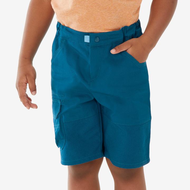 Actual product image Quechua Wandershorts MH500 Kinder Grösse 92–122 blau (122)