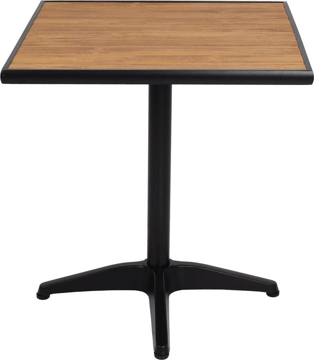 Produktbild Mendler Gartentisch HWC-J95, Balkontisch Bistrotisch, Gastronomie Outdoor-Beschichtung Aluminium Polywood - (70 cm)