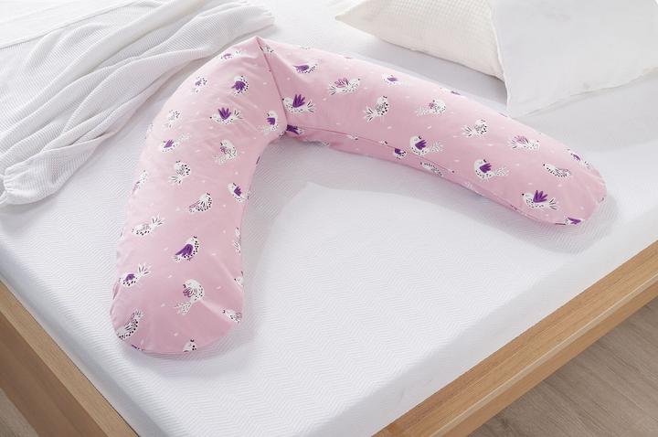 Actual product image Theraline Nursing pillow "The Comfort" with micro pearl filling incl. cover 180 cm (34 cm)