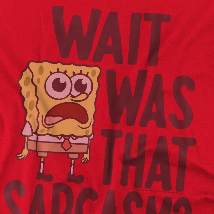 Immagine prodotto Spongebob Squarepants Sarcasm Maglietta Uomo (L)