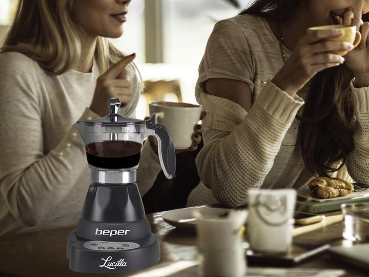 Actual product image Beper BC.041N- electric espressomachine- 3 koffiekopjes