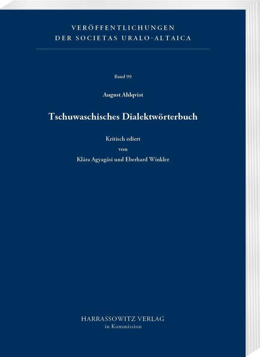 Produktbild Tschuwaschisches Dialektwörterbuch (Deutsch, August Ahlqvist, 2024)