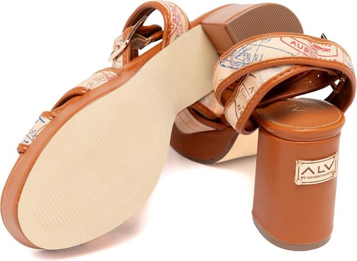 Actual product image ALV by Alviero Martini Damen-Sandalette Mit Absatz - Modell Eterea Prime - 100% Polyurethan (38)