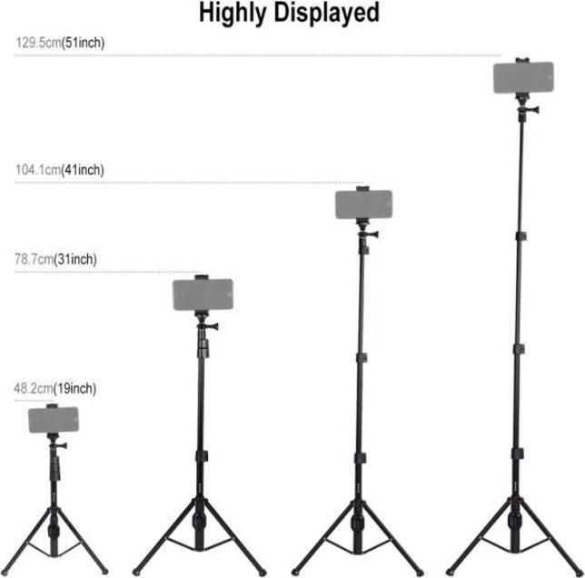 Actual product image Puluz Selfie Stick Tripod
