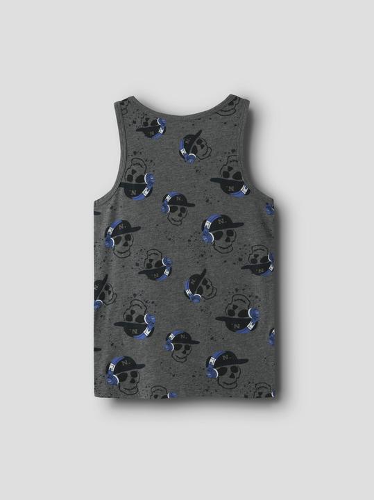 Actual product image Name it Nkmtank Top 2p Dark Grey Mel Skull Noos (158, 164)