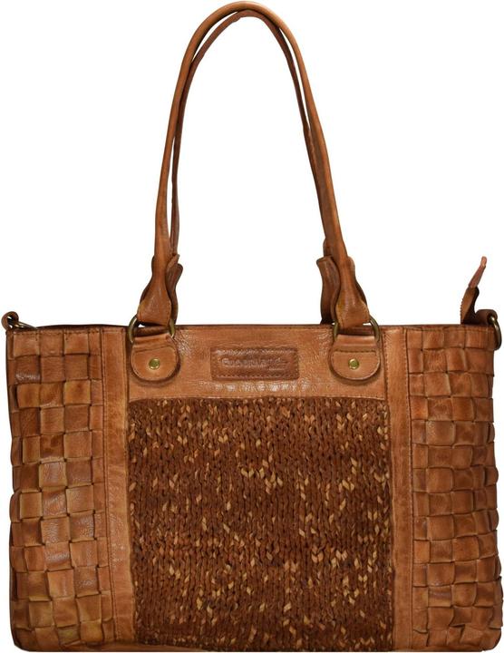 Greenland Nature Femi & Nine Schultertasche Leder 42 cm