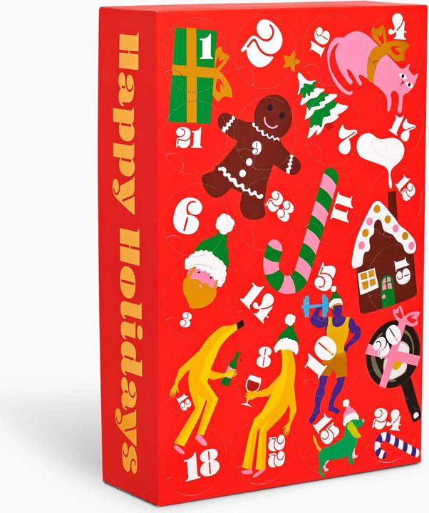 Produktbild Happy Socks 24-Pack 24 Days Of Holiday Socks Gift Set - XMAS41 (24er Pack, 41 - 46)
