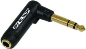 reloop Ergonomieadapter, 6.3mm W Klinke - 6.3mm M Klinke