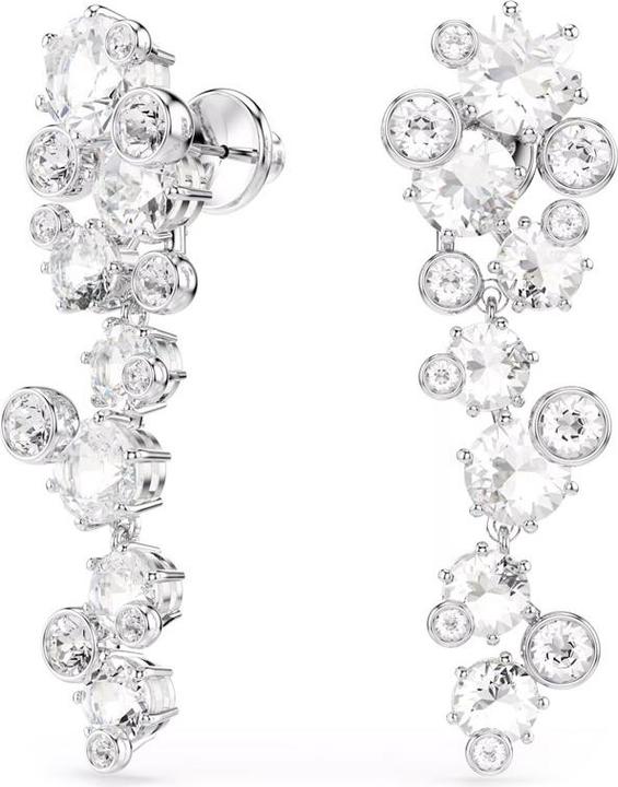 Produktbild Swarovski Constella Drop Ohrhänger Verschiedene Schliffe Weiss Rhodiniert (Swarovski Metall)