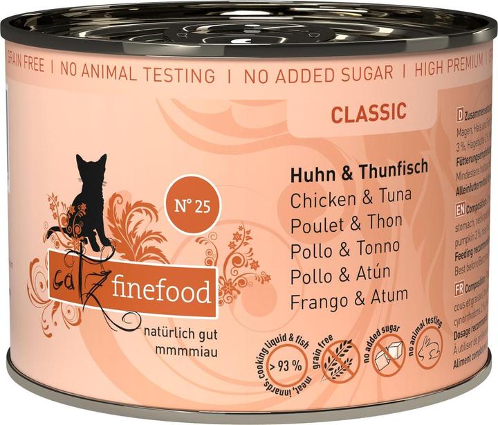 Actual product image Catz Finefood No.25 Chicken & Tuna (Adult, 1 pcs., 200 g)