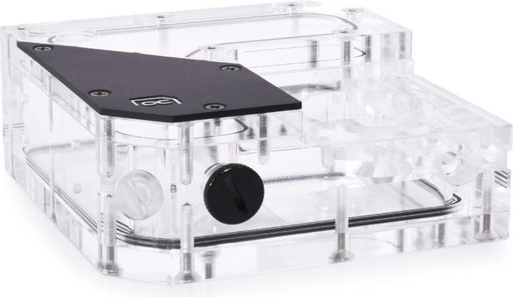 Actual product image Alphacool Rise Flat Reservoir DDC expansion tank
