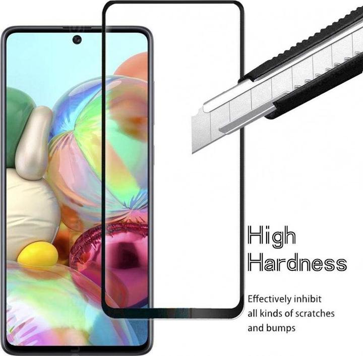 Produktbild Screenguard Samsung Galaxy A71 Full Screen Panzerglas Schutzfolie 2.5D 9H (1 Stück, Samsung Galaxy A71)