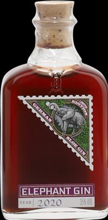 Actual product image Elephant Sloe Gin Mini Glass