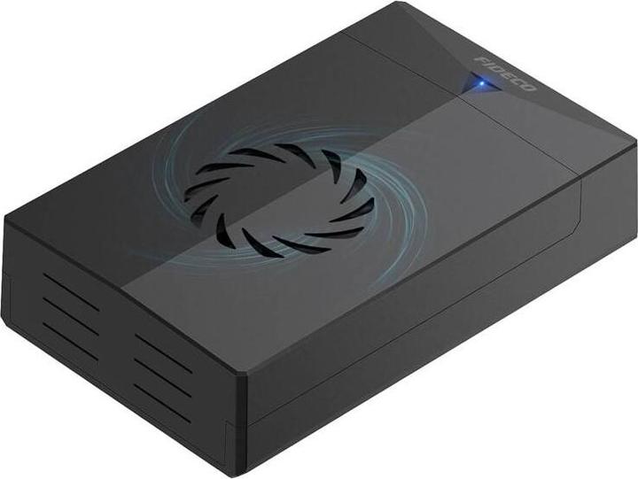 Fideco P3U HDD/SSD Enclosure (USB 3.0, SATA 2.5"/3.5", ventilateur) (2.5")