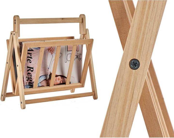 Produktbild Kipit Zeitschriftenkorb XJL146062 Braun Holz 30 x 37,5 x 36,5 cm (12 Stück)