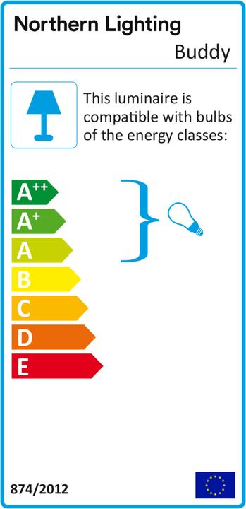 Energie-Label Buddy Stehleuchte