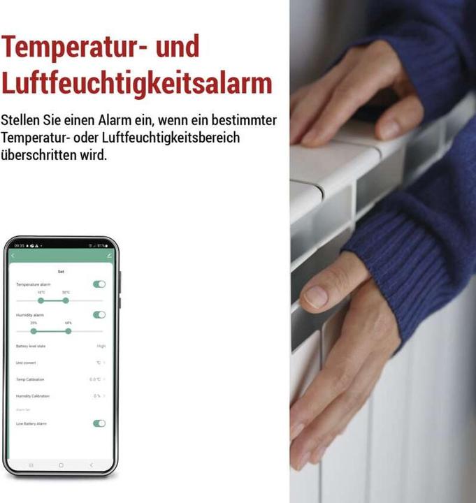Productafbeelding Emos GoSmart Digitales drathloses Thermometer EGS0101 ZigBee