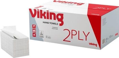 Viking Gevouwen handdoekenViking Standard Recycled V-vouw Beige 2-laags (15 x)
