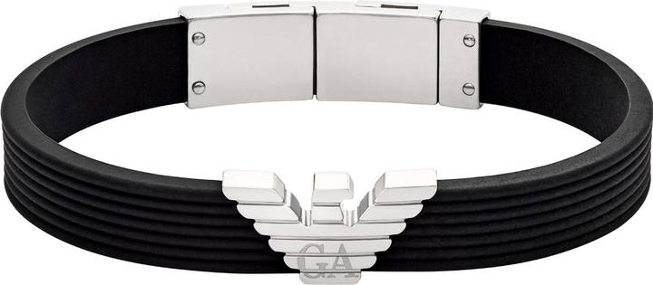 Produktbild Emporio Armani Armband (18 cm, Edelstahl, Silikon)