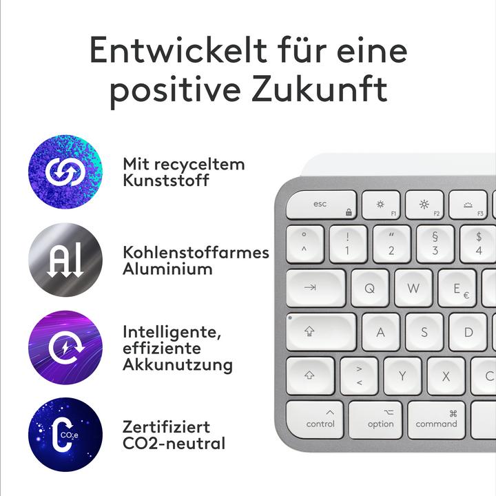 Actual product image Logitech MX Keys S for Mac (DE, Wireless)