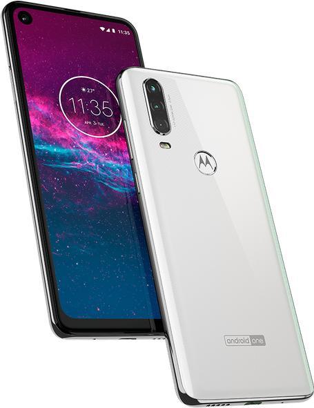Produktbild Motorola One Action (128 GB, White, 6.30", Hybrid Dual SIM, 12 Mpx, 4G)