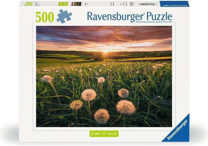 Produktbild Ravensburger Pusteblumen im Sonnenuntergang (500 Teile)