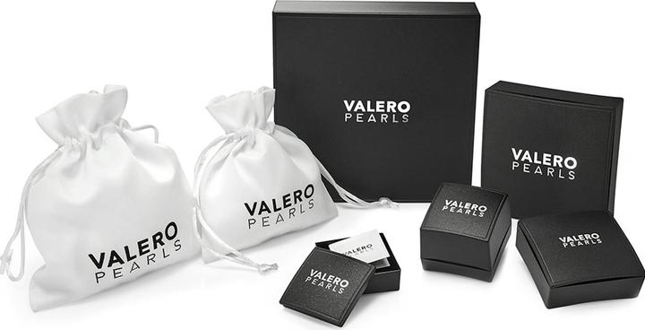 Immagine prodotto Valero Pearls Donna Fiore in argento Sterling Perle d'acqua dolce coltivate argento - 24397 (Argento 925)