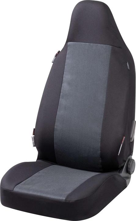 Actual product image Walser Universal highback car seat cover with zipper for seats with integrated headrests
