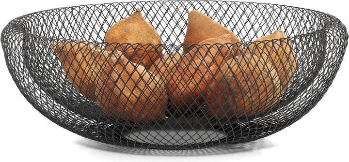 Produktbild Philippi Fruitschaal | Prachtige eyecatcher | Mesh Schaal XL | | Poedercoating staal (40 x 14 cm)