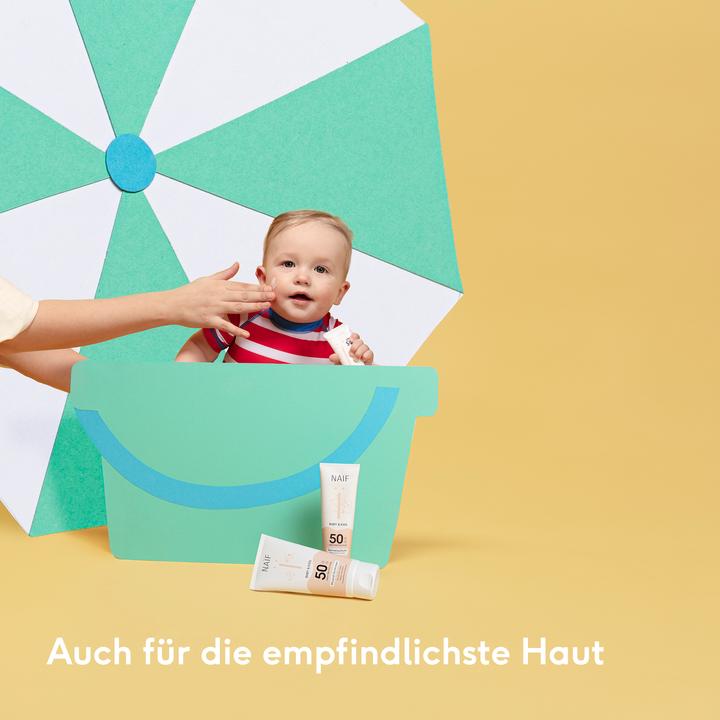 Produktbild Naïf Baby & Kids Suncream (Sonnencreme, SPF 50, 30 ml, 1 g)
