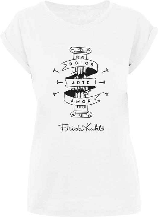 Immagine prodotto Merchcode Maglietta da donna Frida Kahlo - Dolor Arte Amor - 112087 (M)