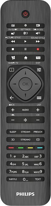 Philips SRP4000/10 (Universal remote control, Miracast)