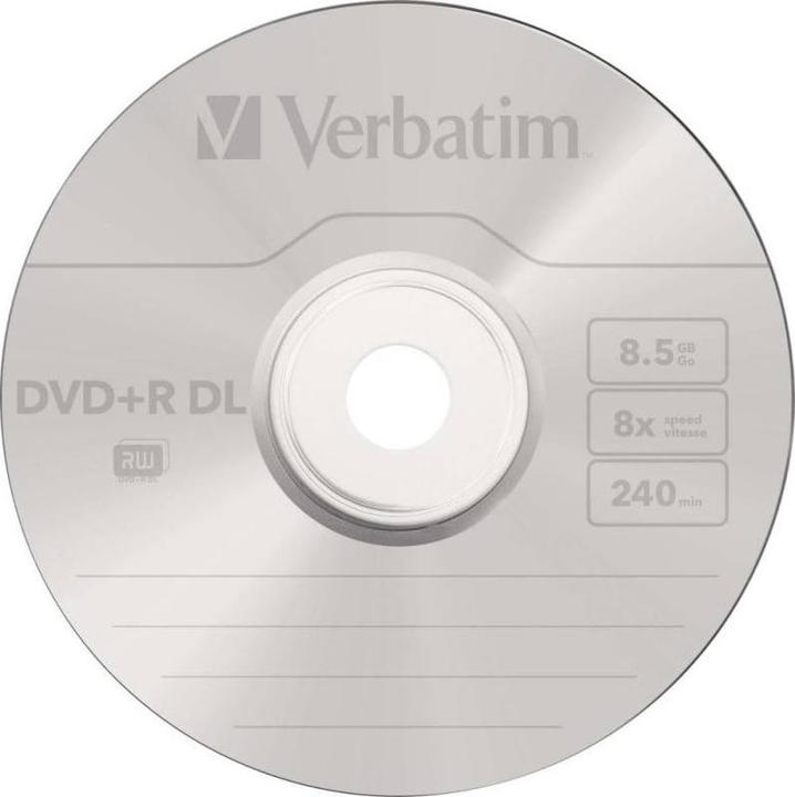Produktbild Verbatim Dvd+R dl (25 x)