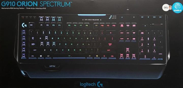 Actual product image Logitech G G910 Orion Spectrum (DE, Cable)