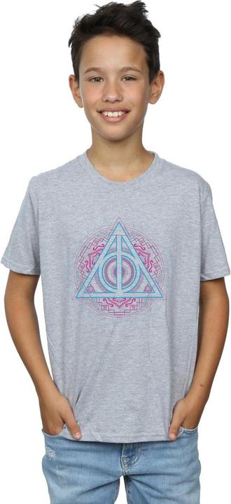 Immagine prodotto Neon Deathly Hallows Maglietta Ragazzi (140, 146)