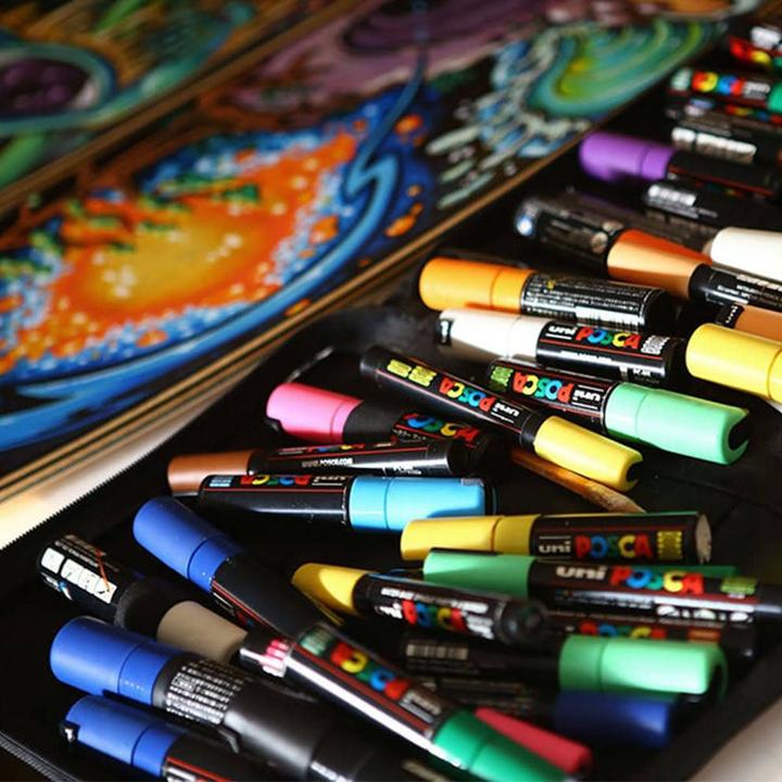 Immagine prodotto Posca Marchio PC-5M a punta tonda (Verde, 2.50 mm, 1 x)