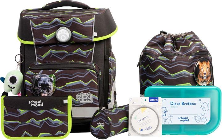 School-Mood Champion Maxx Pro Mila Schulranzen-Set 7-teilig (22 l)