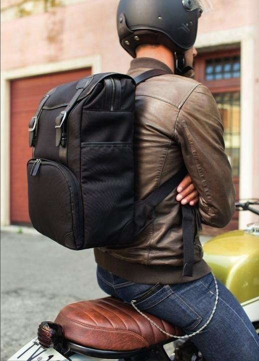 Actual product image Barber Shop Mop Top Blue (Photo backpack)