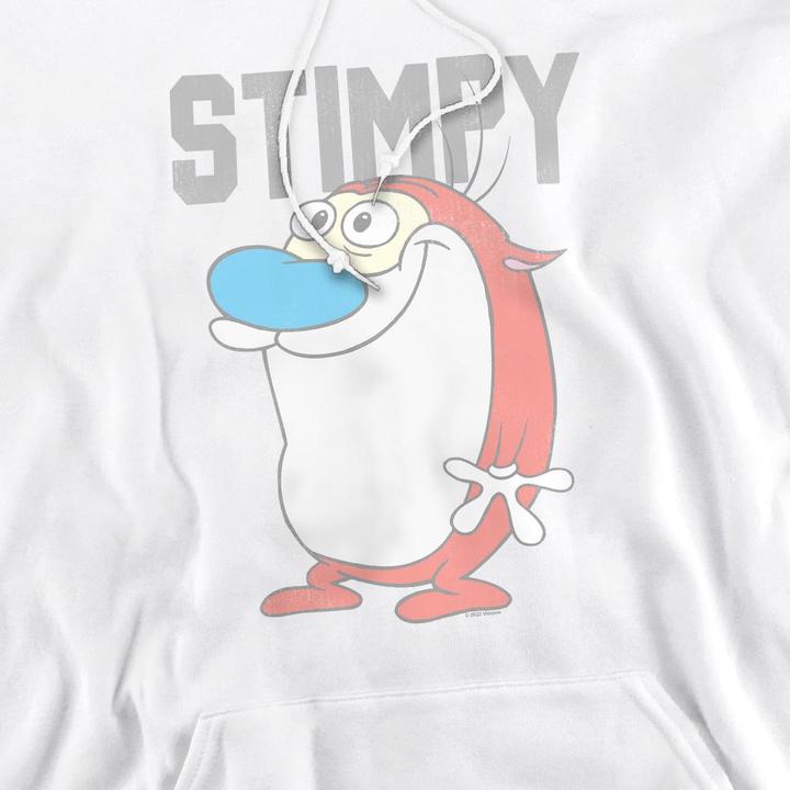 Immagine prodotto Ren & Stimpy Felpa con Cappuccio Collegiale Uomo (L)