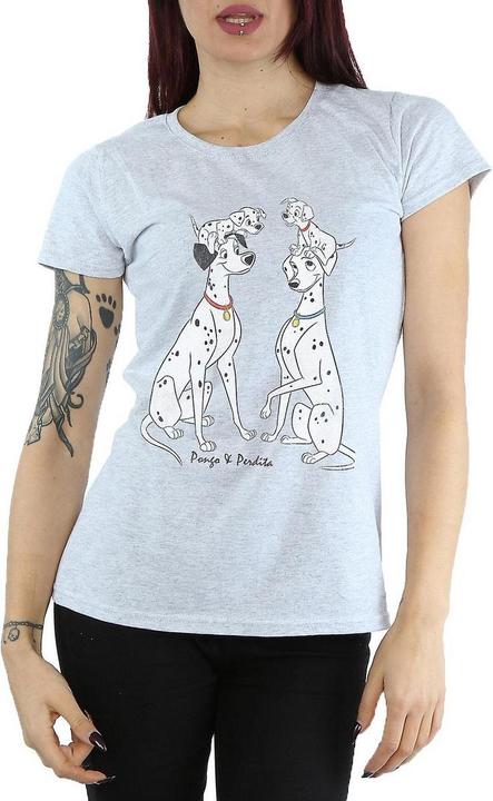 101 Dalmatians Pongo und Perdita Heather TShirt