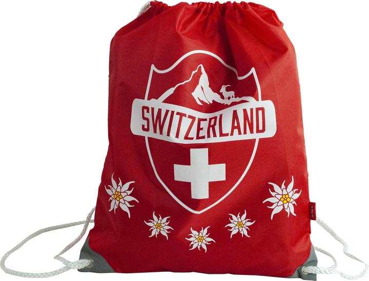 Produktbild Novidarte Swiss Ethno Turnbeutel mit Sicherheits Reflektoren (11 l)