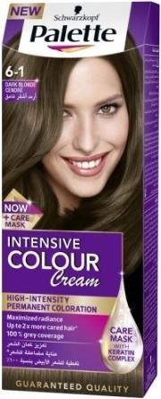 Produktbild Schwarzkopf Palette Intensive Color Creme 6-1 Aschiges Dunkelblond (6-1 Ashy Dark Blonde)