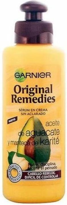 Image du produit Garnier Original Remedies Aceite en crema Aguacate y Karité 200ml, Femmes, Cheveux rebelles, All (200 ml)