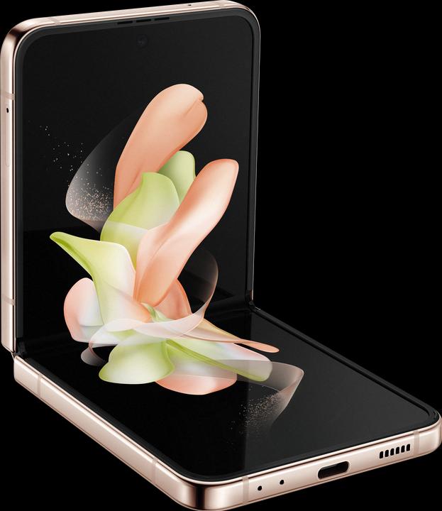 Samsung Galaxy Z Flip4 EU (128 Go, Or rose, 6.70", SIM + eSIM, 12 Mpx, 5G)
