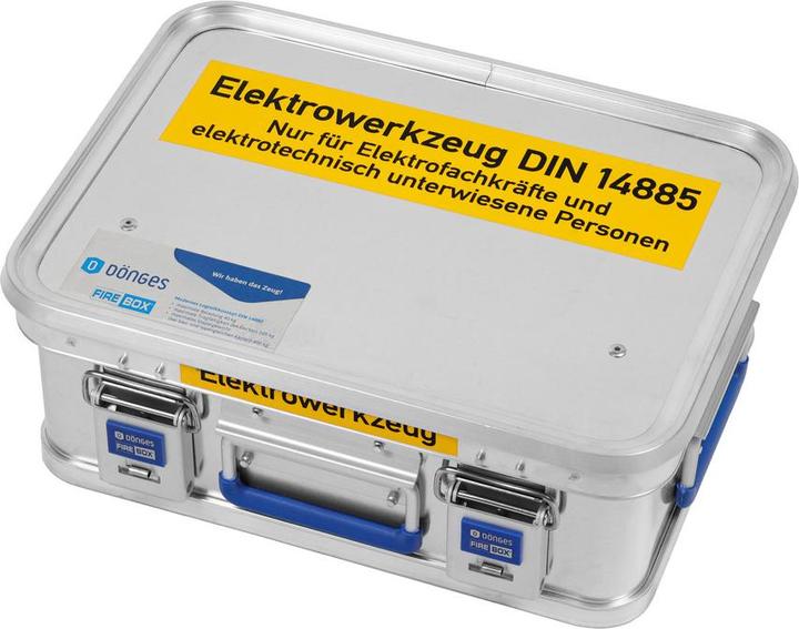 Produktbild Dönges Elektrowerkzeug DIN 14885, ohne Schaumeinlage, 400 x 300 x 150 mm (1 Teile)